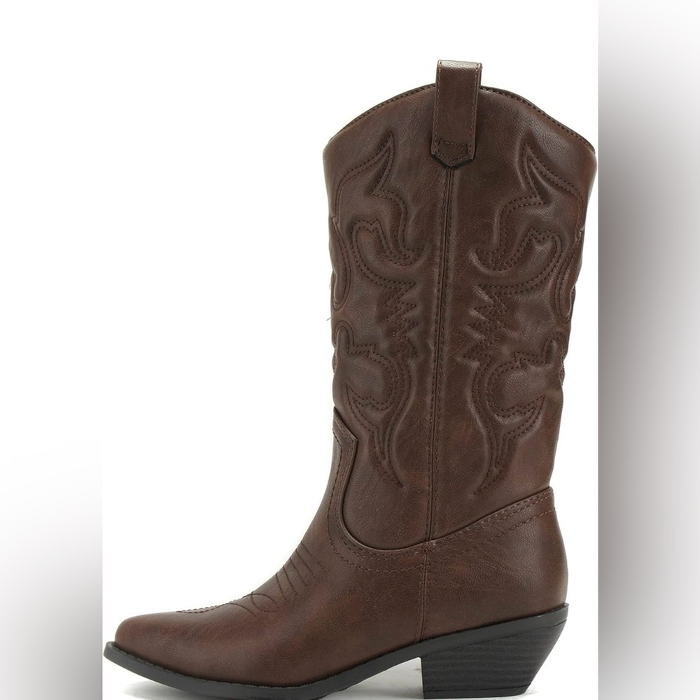 Brown Western Leather Boots